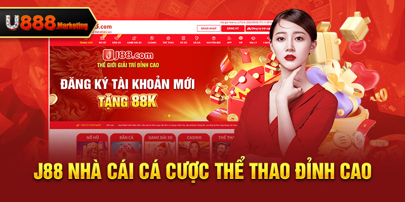 J88 nhà cái cá cược thể thao đỉnh cao